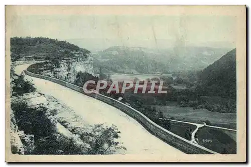 Cartes postales Clairvaux Vallee de la Frasnee Route de St Laurent