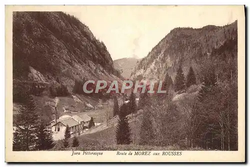 Cartes postales Morez Route de Morez Aux Rousses