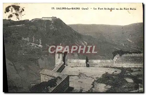 Cartes postales Salins les Bains Le fort St Andre vu du Fort Belin