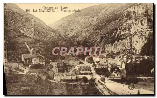 Cartes postales Gorges Du Tarn La Malene Vue Generale
