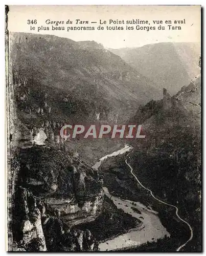 Cartes postales Gorges Du Tarn Le Point Sublime