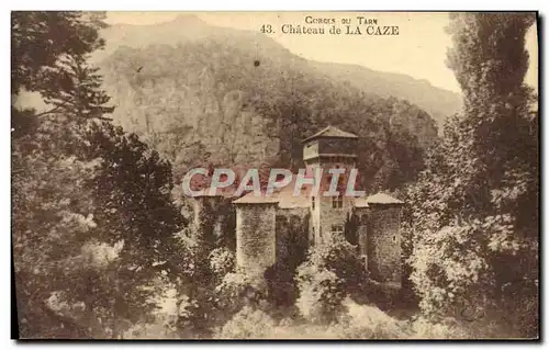 Cartes postales Gorges Du Tarn Chateau de La Caze