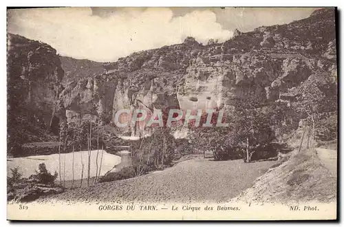 Cartes postales Gorges Du Tarn Le cirque des Baumes