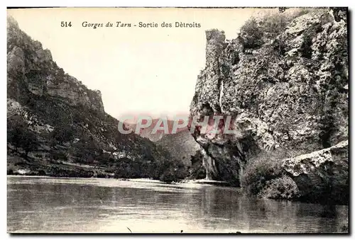 Ansichtskarte AK Gorges Du Tarn Sortie des Detroits