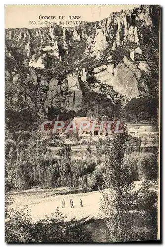 Cartes postales Gorges Du Tarn Le cirque des Beaumes