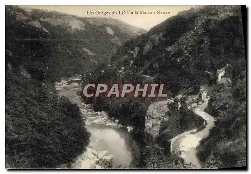 Cartes postales Les Gorges Du Lot a la Maison Neuve