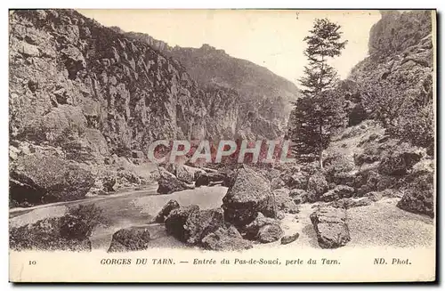 Ansichtskarte AK Gorges Du Tarn Entree du Pas Souci Perle Du Tarn