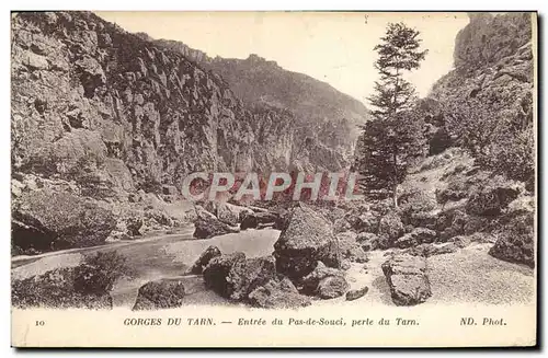 Cartes postales Gorges Du Tarn Entree du Pas Souci Perle Du Tarn