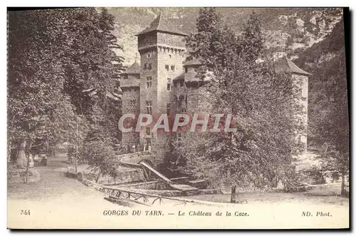 Cartes postales Gorges Du Tarn Chateau de la Caze