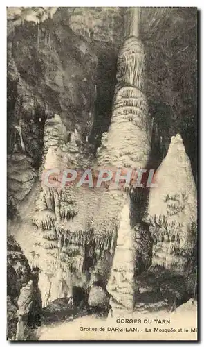 Cartes postales Gorges Du Tarn Grottes de Dargilan La Mosquee et le Minaret