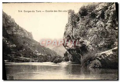 Cartes postales Gorges Du Tarn Entree des detroits