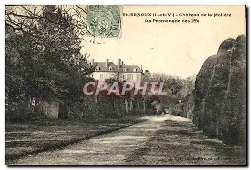 Cartes postales St Senoux Chateau de la Moliere La Promenade Des Iffs