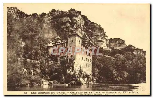 Cartes postales Gorges Du Tarn Chateau De La Caze