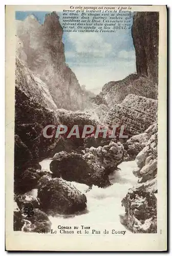 Cartes postales Gorges Du Tarn Le chaos et le pas de Soucy