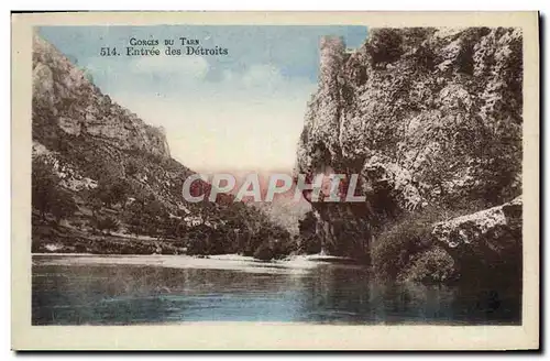 Cartes postales Gorges Du Tarn Entree des Detroits