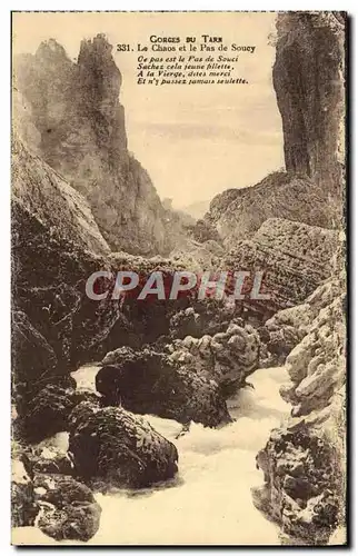 Cartes postales Gorges Du Tarn Le Chaos et le Pas de Soucy