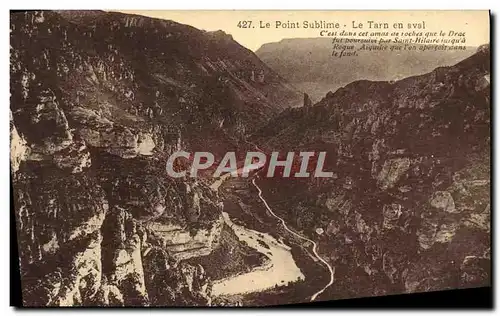 Cartes postales Gorges Du Tarn Le Tarn en aval