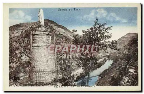 Cartes postales Gorges Du Tarn La Malene le calvaire