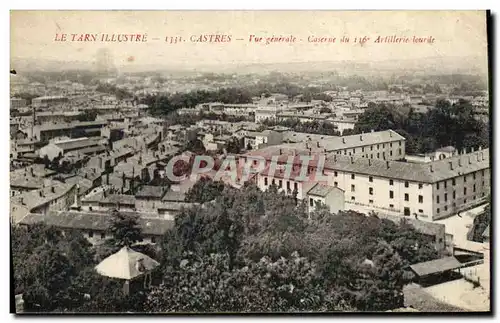 Ansichtskarte AK Le Sidobre Prad Castres Vue Generale Caserne du 116eme Artillerie Lourde Militaria