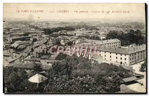 Cartes postales Le Sidobre Prad Castres Vue Generale Caserne du 116eme Artillerie Lourde Militaria