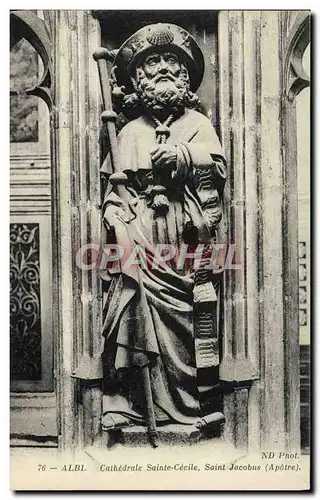Cartes postales Albi Cathedrale sainte Cecile Saint Jacobus Apotre