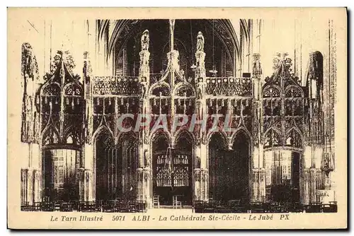 Cartes postales Albi Cathedrale Ste Cecile Le jube
