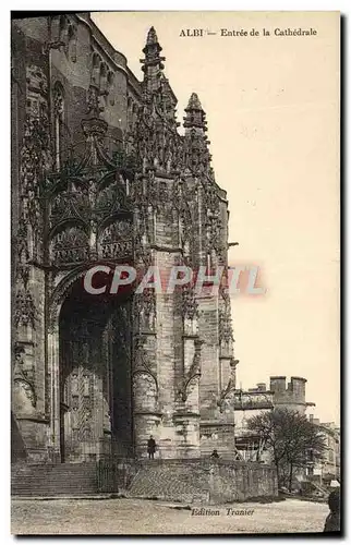 Cartes postales Albi Cathedrale Entree