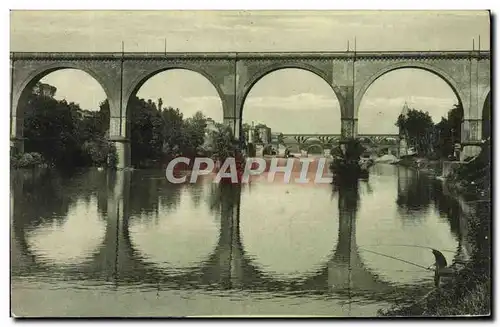 Ansichtskarte AK Albi Le Viaduc Du Chemin De Fer