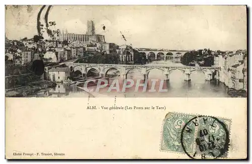 Cartes postales Albi Vue Generale Les ponts sur le Tarn