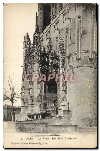 Cartes postales Albi Le Portail Sud De La Cathedrale