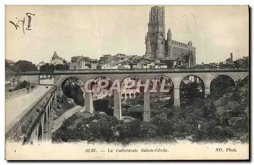 Ansichtskarte AK Albi Cathedrale Ste Cecile Le Baldaquin