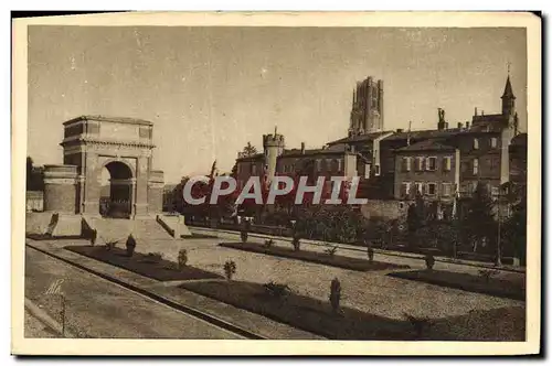 Cartes postales Albi Boulevard General Sibile et le monument aux morts