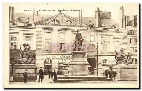 Cartes postales Metz Monument Du Marechal Fabert