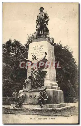 Ansichtskarte AK Metz Monument Du Poilu Militaria