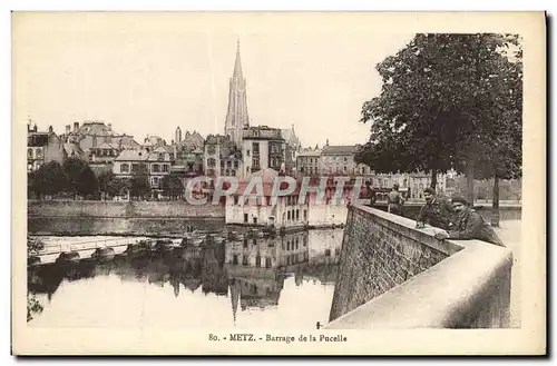 Cartes postales Metz Barrage de la Pucelle
