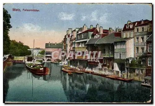 Cartes postales Metz Felsenbader
