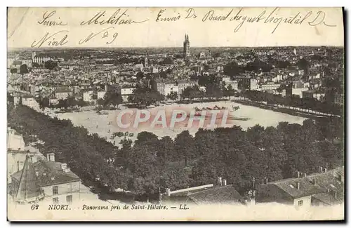 Cartes postales Niort Panorama Pris De Saint Hilaire