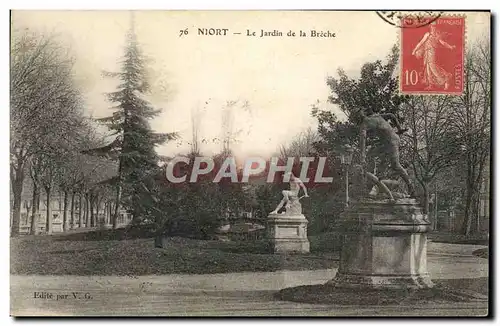 Cartes postales Niort Le Jardin De la Breche