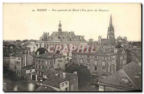 Cartes postales Niort Vue Generale De Niort Vue prise du donjon