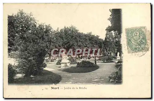 Cartes postales Niort Jardin De La Breche