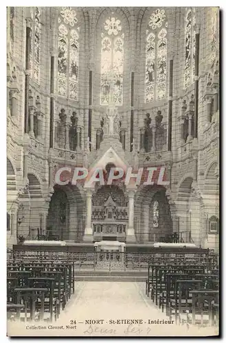 Cartes postales Niort St Etienne Interieur
