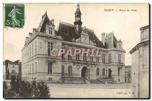 Cartes postales Niort Hotel De Ville