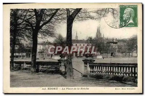 Cartes postales Niort La Place De La Breche