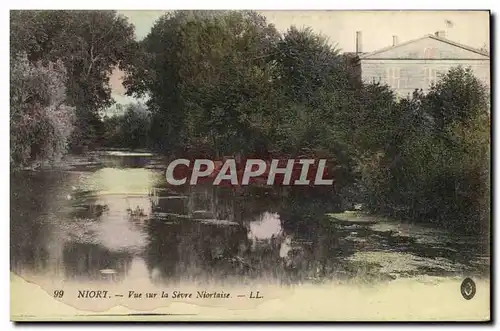 Ansichtskarte AK Niort Vue Sur La Sevre Niortaise