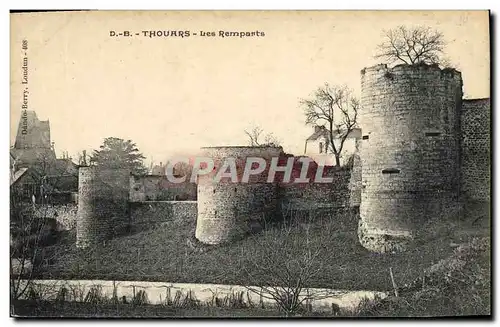 Ansichtskarte AK Thouars Les Remparts