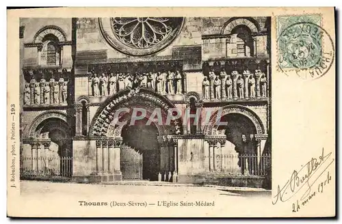 Cartes postales Thouars L&#39Eglise Saint Medard