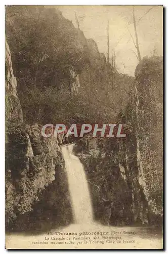 Cartes postales Thouars Pittoresque La Cascade De Pommiers excursion recomandee par le Touring Club de France