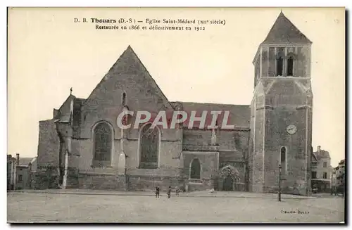 Ansichtskarte AK Thouars Eglise Saint Medard