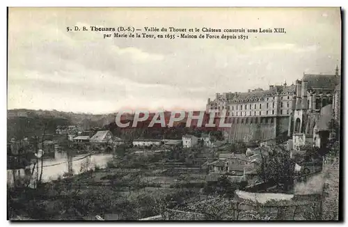 Cartes postales Thouars Vallee Du Thouet Et Le Chateau