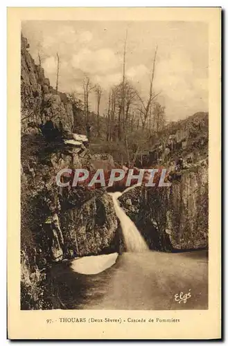 Cartes postales Thouars Cascade De Pommiers